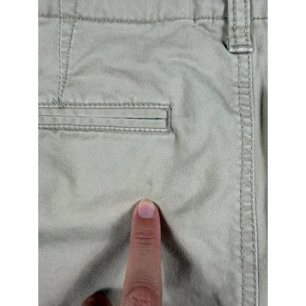 Gap Kids Stretch Chino Khaki Shorts Tan Adjustable Waist Boys Size 16